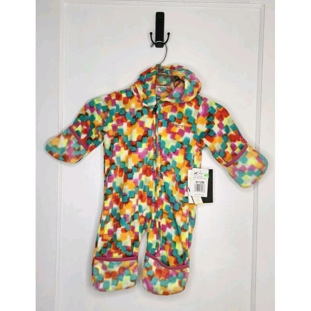 NWT Arctix Infant Snowflake Bunting Suit Size 9-12M Dots Print Multi